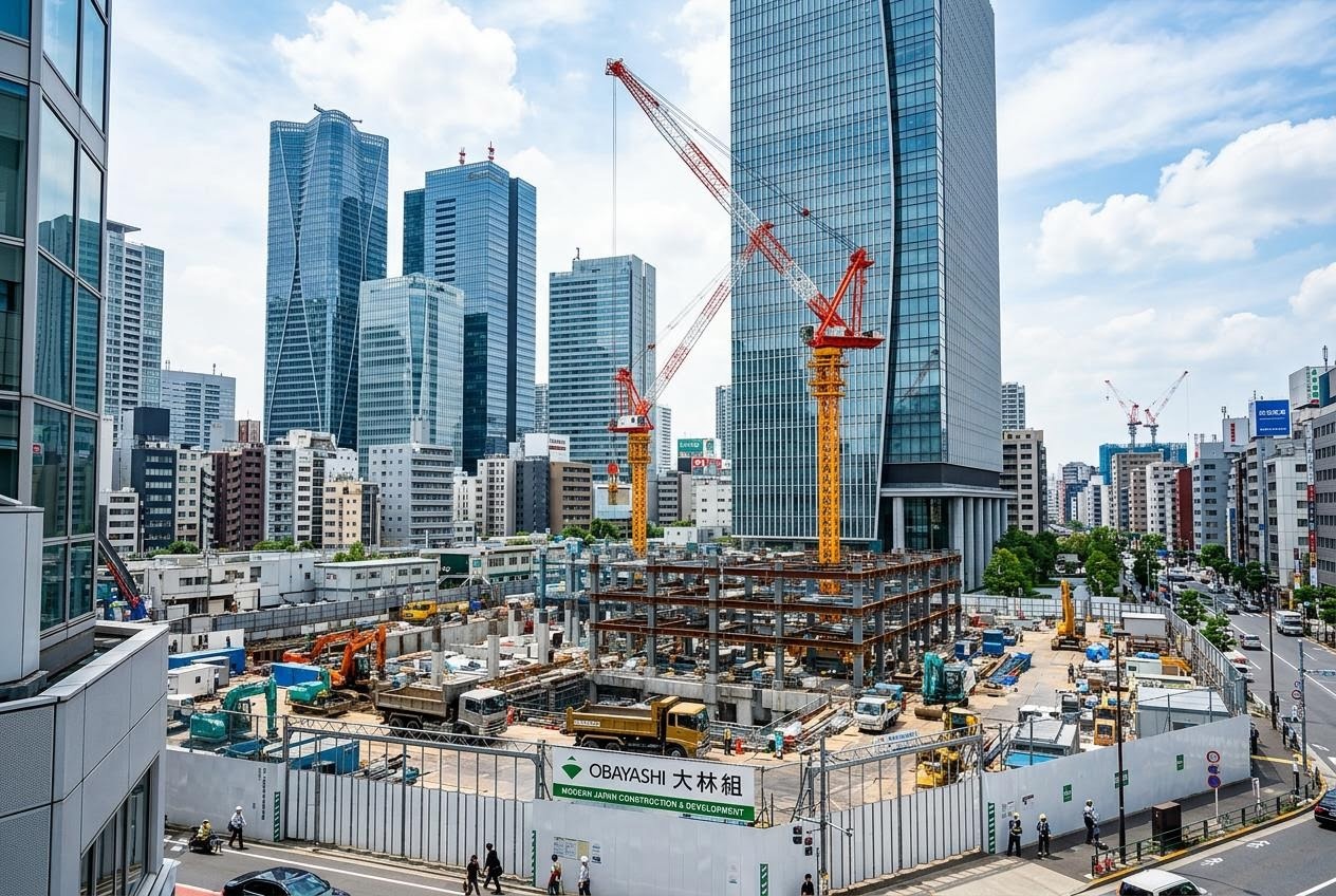 大林組の株価と建設業界が日本経済に与える影響